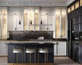 угловая кухня Фьюжен